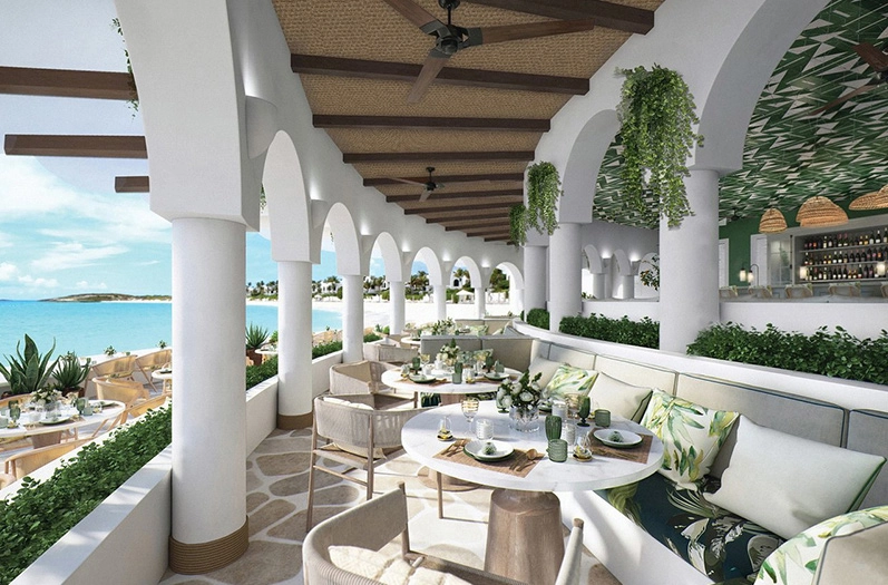 Dining out at Pimms, Hotel Belmond Cap Juluca, Anguilla