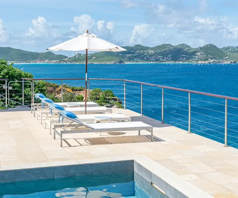 vacation rental photo St Barthelemy WV DAY Villa La Corniche St Barts Villa DAYdek01 desktop