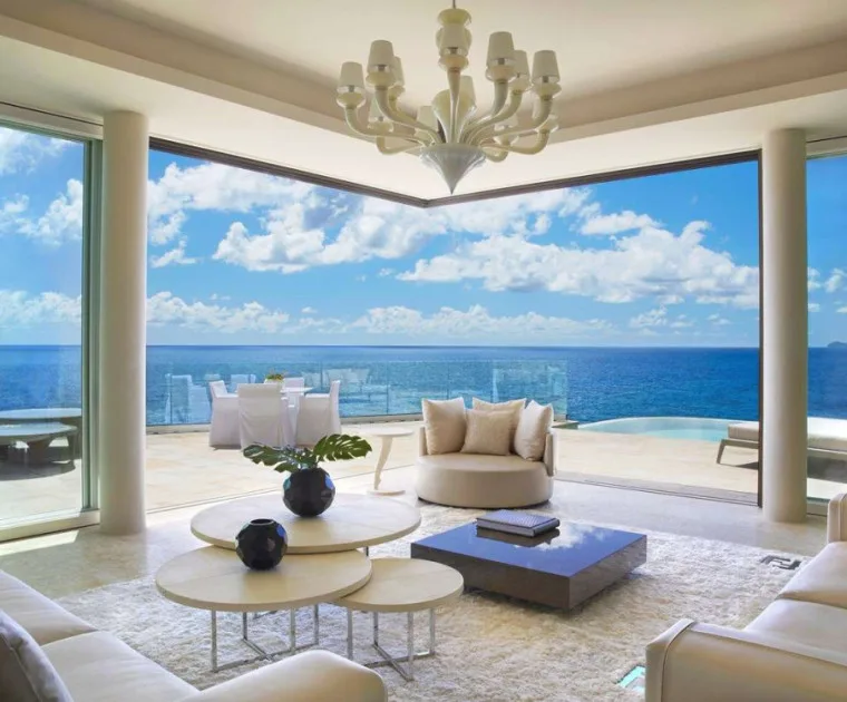 vacation rental photo Virgin Gorda VIJ PEN Villa Cliff Penthouse Suite penliv01 desktop