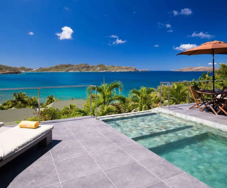 vacation rental photo St Barthelemy WV AUS Villa Mirande St Barts Villa AUSdek05 desktop