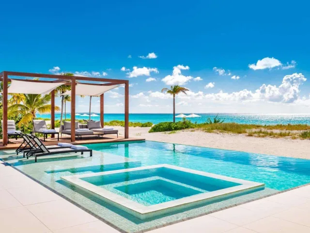 vacation rental photo Turks and Caicos PL VSB Villa Vision Beach VSBpol01 desktop