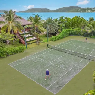 1 the village tennis