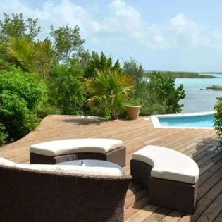  vacation rental photo Turks Caicos IE SRV Villa Serene srvdek02 desktop