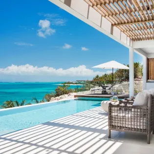 1.2 b.e north shore beachfront villa 5bd pool area