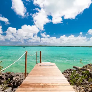 1.5 caicos cay villa outside view