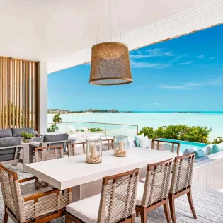 3 vacation rental photo Turks and Caicos TC BRB Villa Bristol Bliss BRBdin02 desktop