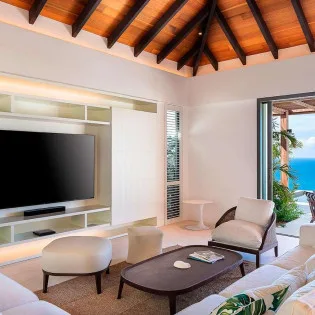 5 vacation rental photo St Barthelemy WV LER Villa Les Roches St Barts Villa LERliv03 desktop