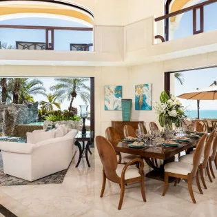 7 vacation rental photo Turks and Caicos IE EMC Villa Emerald Cay EMCdin03 desktop
