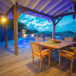 9 vacation rental photo St Barthelemy WV APL Villa Petit Lagon St Barts Villa APLdek05 desktop