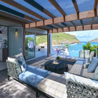  vacation rental photo St Barthelemy WV ABR Villa Pelican St Barts Villa abrter03 desktop