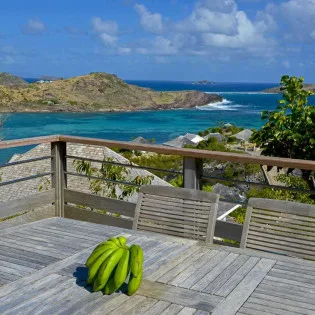  vacation rental photo St Barthelemy WV LAR Villa Lagon Rose St Barts Villa LARdek10 desktop