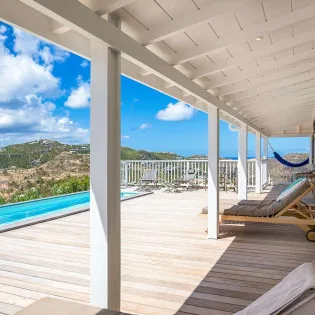 8 vacation rental photo St Barthelemy WV BBA Villa Supersky St Barts Villa bbadek02 desktop