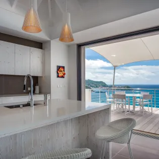 3.4 passage kitchen living