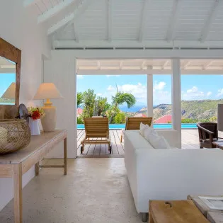 3 vacation rental photo St Barthelemy WV BBA Villa Supersky St Barts Villa bbaliv04 desktop