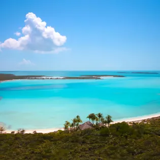 4 musha cay beach house view