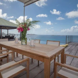  vacation rental photo St Barthelemy WV GEA Villa Gearon St Barts Villa geadek01 desktop