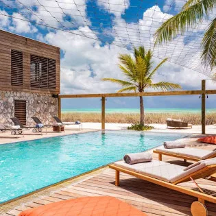  vacation rental photo Turks and Caicos PL SLS Villa Silver Sands SLSdek02 desktop