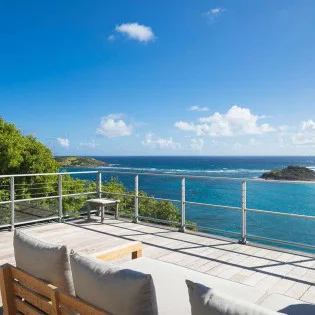  vacation rental photo St Barthelemy WV AOM Villa Aum St Barts Villa AOMdek01 desktop
