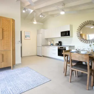 55 joie de vivre bedroom 4 dining and kitchen