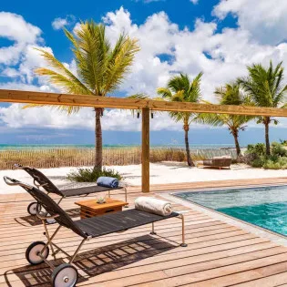  vacation rental photo Turks and Caicos PL SLS Villa Silver Sands SLSdek04 desktop