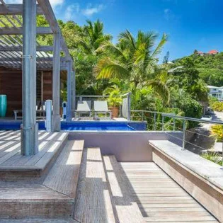 Villa Rive Gauche in St Barthelemy, 2BR Rental