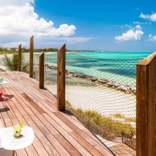  vacation rental photo Turks and Caicos PL SLS Villa Silver Sands SLSdek05 desktop