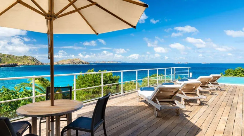 0 vacation rental photo St Barthelemy WV TCK Villa Tichka St Barts Villa TCKdek08 desktop