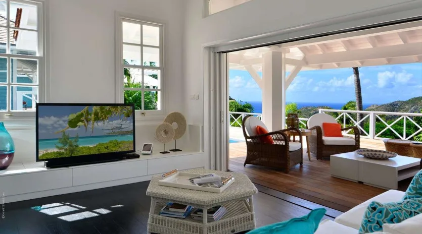 2 vacation rental photo St Barthelemy WV CCL Villa La Case Creole  St Barts Villa CCLliv03 desktop