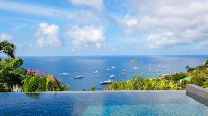 9 vacation rental photo St Barthelemy WV VLC Villa Vague Bleu St Barts Villa VLCviw02 desktop