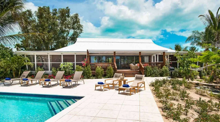 vacation rental photo Turks and Caicos PL BHH Villa Beach House at Hawksbill bhhext01 desktop