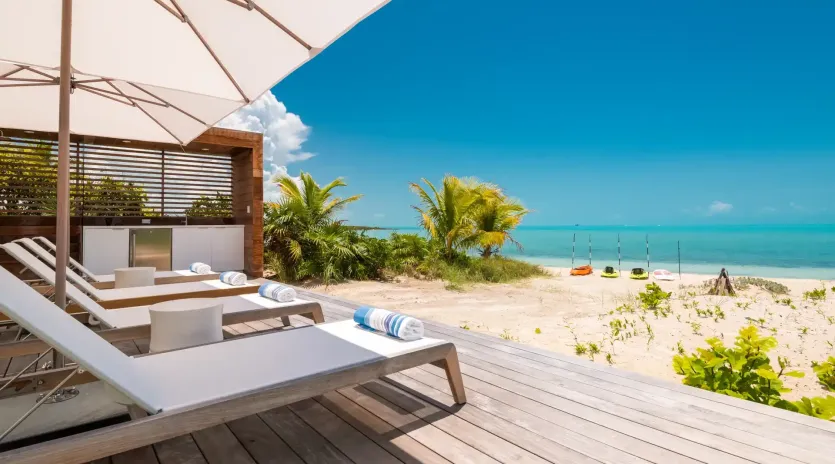 2.4 b.e long bay beachfront villa 7bd exterior