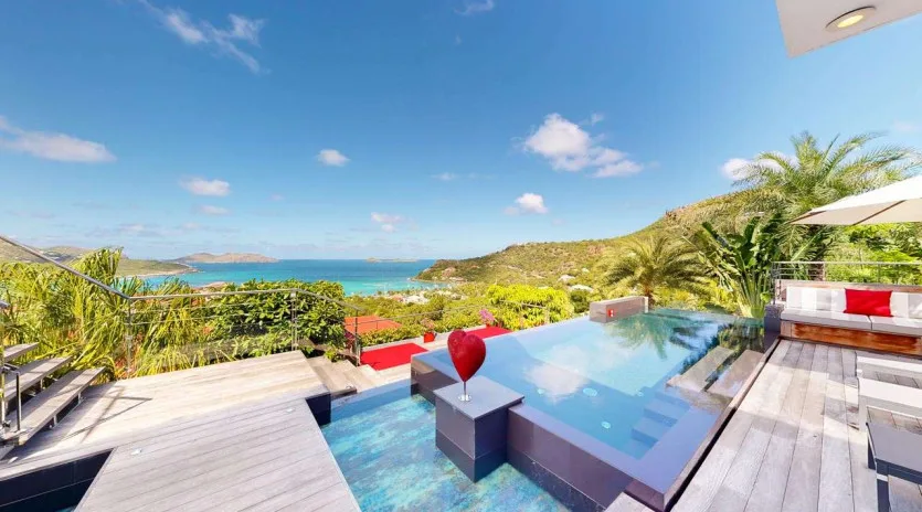  vacation rental photo St Barthelemy WV CLG Villa Panama St Barts Villa CLGpol03 desktop