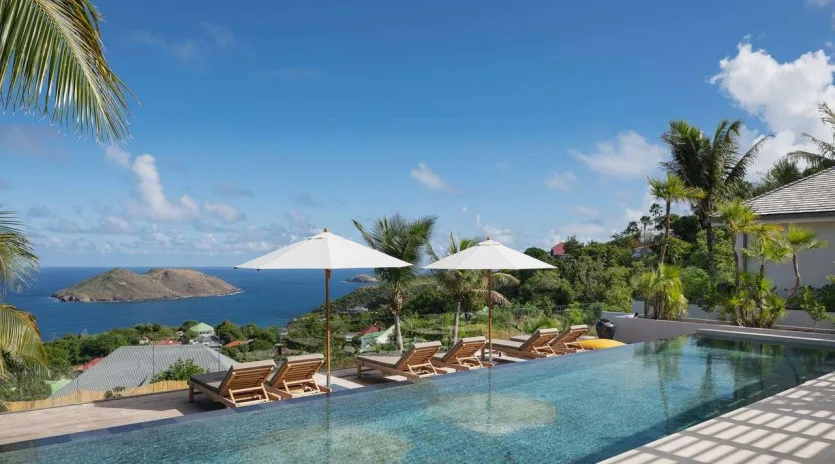  vacation rental photo St Barthelemy WV LEP Villa Les Palmes St Barts Villa LEPpol05 desktop