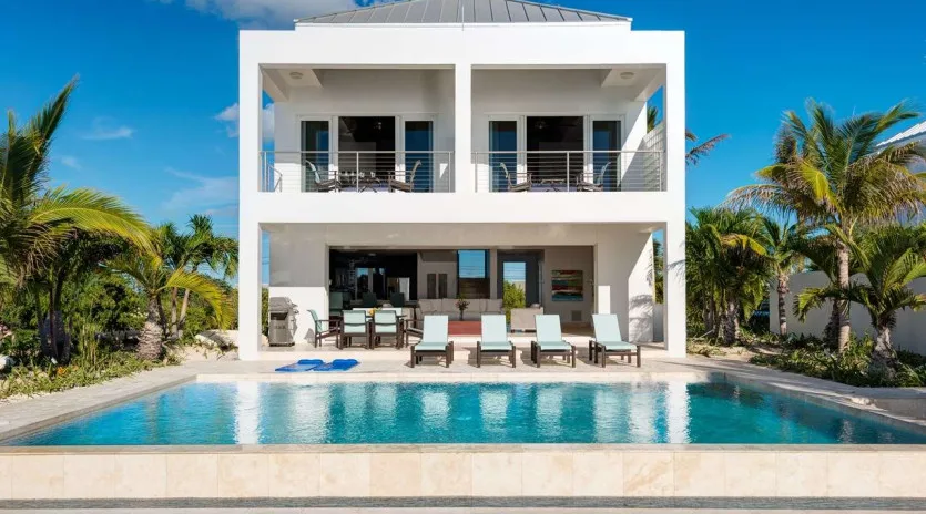  vacation rental photo Turks And Caicos TNC MV2 Villa Miami Vice II mv2ext01 desktop