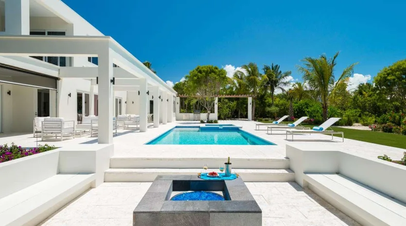  vacation rental photo Turks and Caicos PL TUR Villa Turquoise TURpat01 desktop