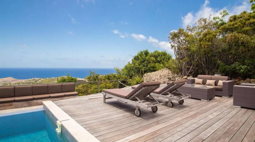 vacation rental photo St Barthelemy WV TED Villa Ted St Barts Villa TEDdek01 desktop