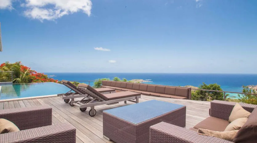 vacation rental photo St Barthelemy WV TED Villa Ted St Barts Villa TEDdek02 desktop