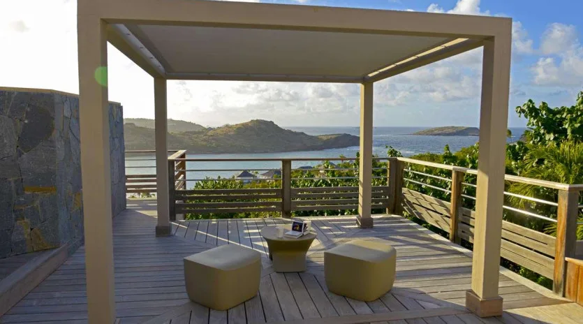  vacation rental photo St Barthelemy WV LAR Villa Lagon Rose St Barts Villa LARdek04 desktop