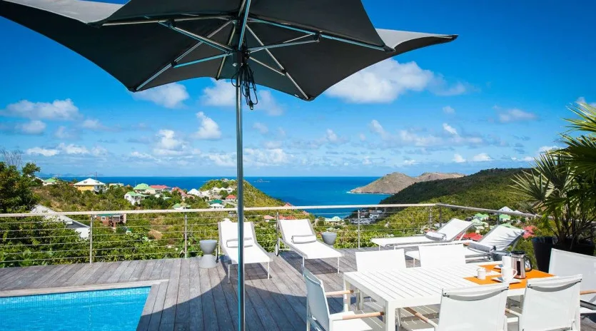  vacation rental photo St Barthelemy WV LUM Villa Lumiere St Barts Villa LUMdek04 desktop