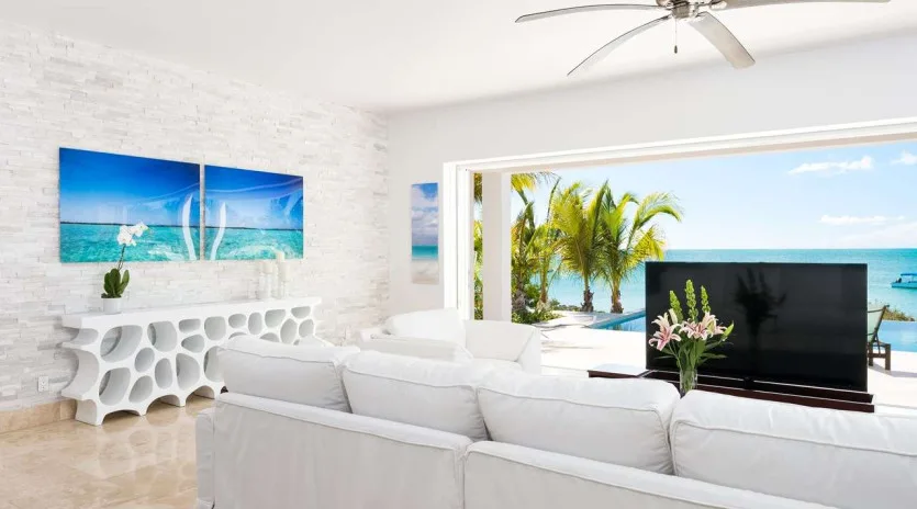  vacation rental photo Turks And Caicos TNC MV2 Villa Miami Vice II mv2liv03 desktop
