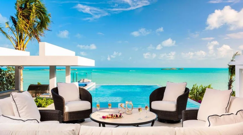  vacation rental photo Turks and Caicos TC SDB Villa Sandy Bottom SDBpat02 desktop