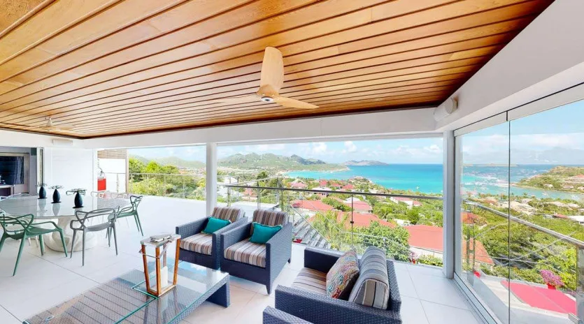  vacation rental photo St Barthelemy WV CLG Villa Panama St Barts Villa CLGter01 desktop