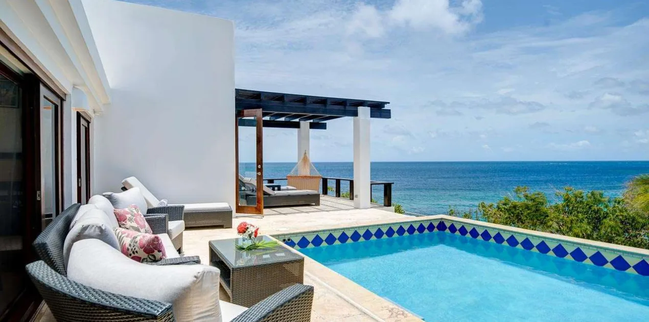 vacation rental photo Anguilla AXA WAV Villa Waves WAVpol02 desktop