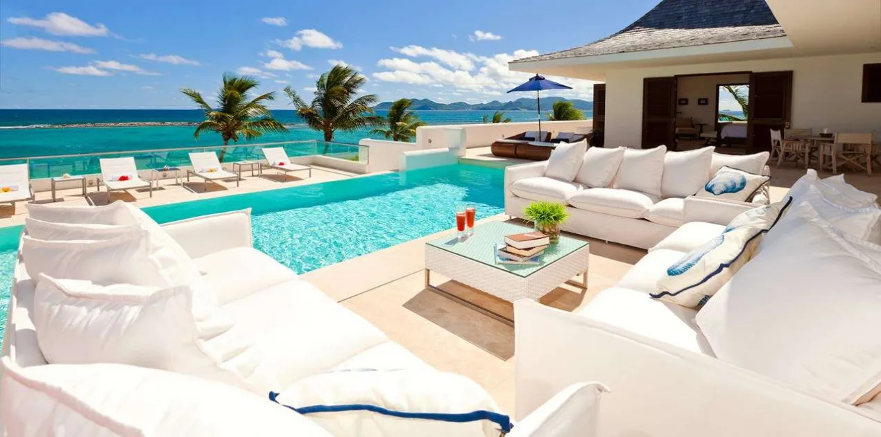 vacation rental photo Anguilla LHE BLE Villa Le Bleu BLEdek02 desktop