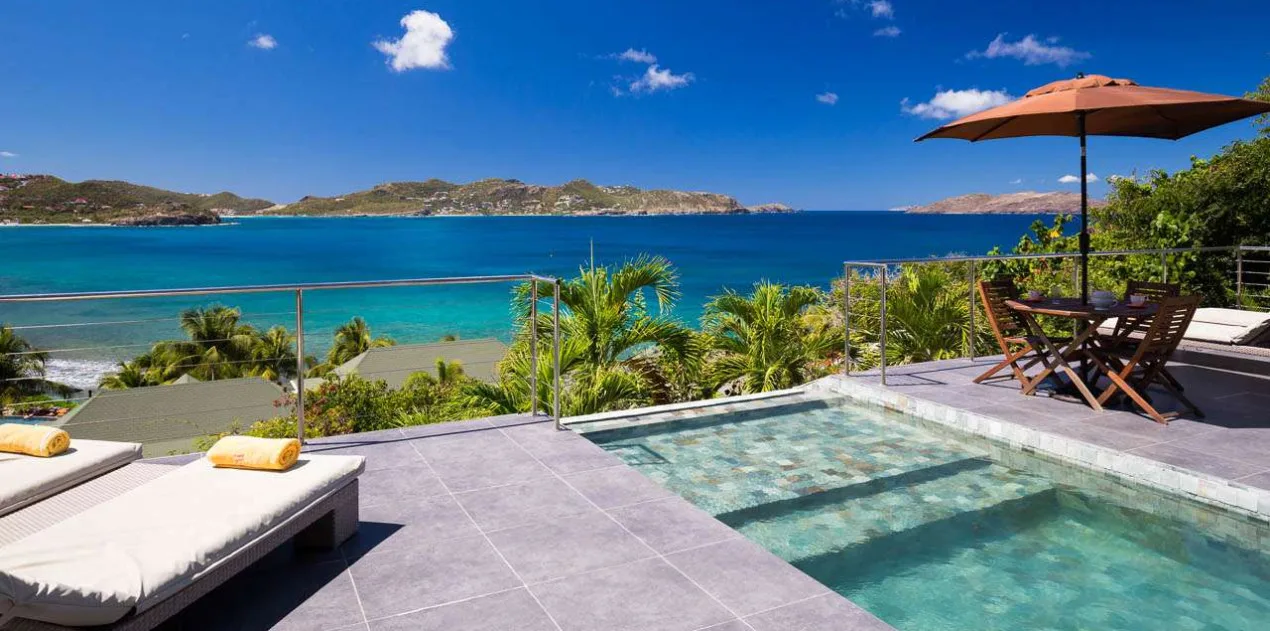 vacation rental photo St Barthelemy WV AUS Villa Mirande St Barts Villa AUSdek05 desktop