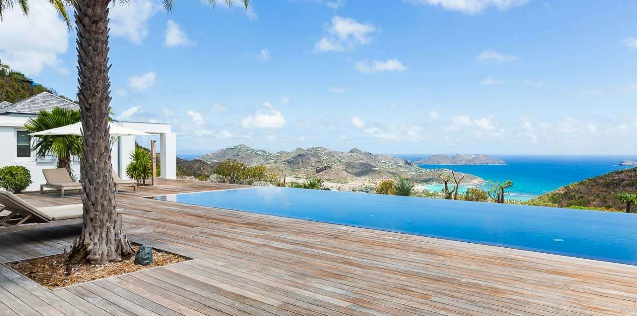 vacation rental photo St Barthelemy WV ECO Villa Olive St Barts Villa ECOdek02 desktop