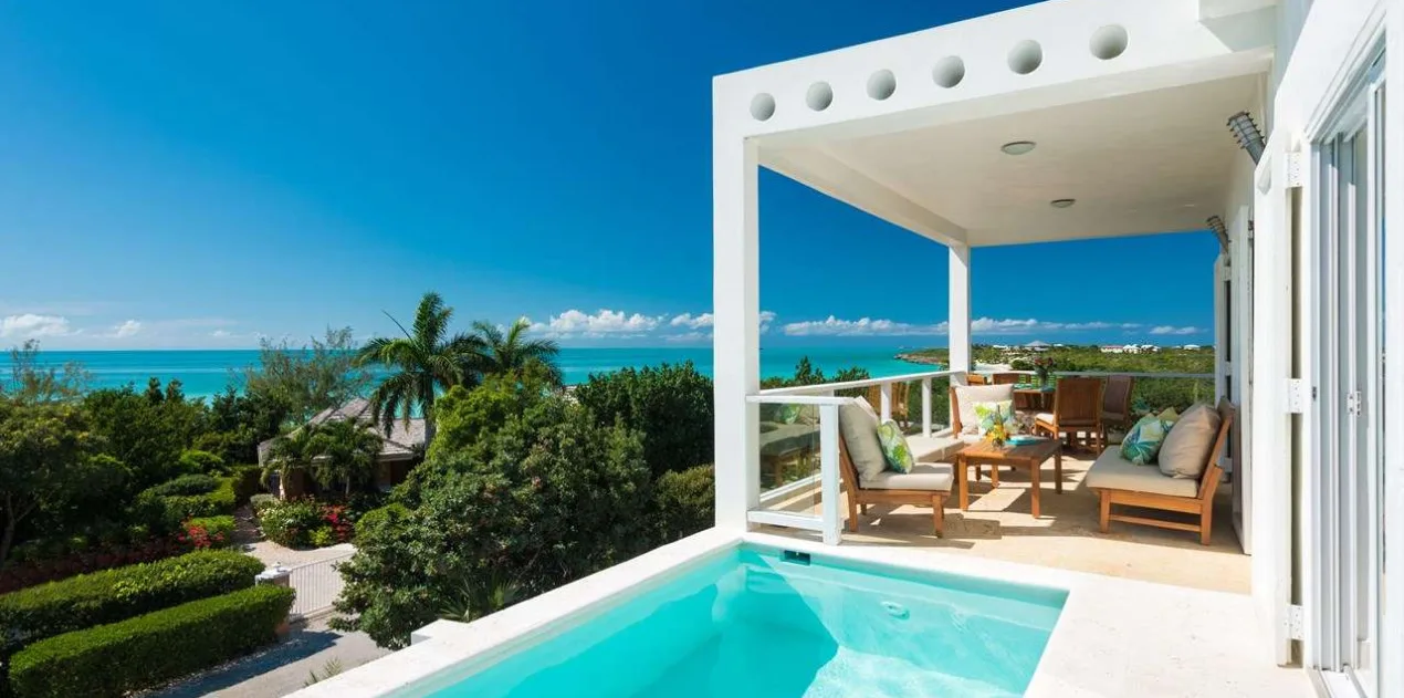 vacation rental photo Turks And Caicos IE VBL Villa Blanca vblpol01 desktop