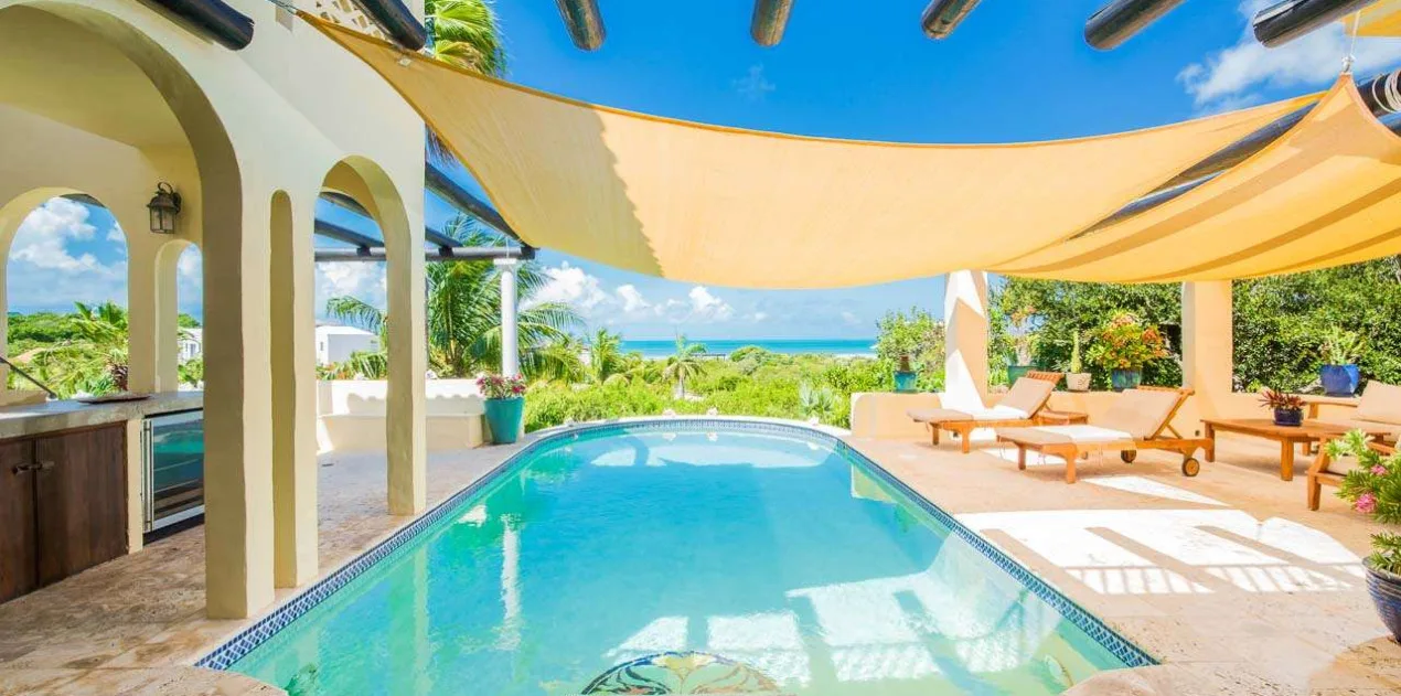 vacation rental photo Turks and Caicos IE JAS Villa Jasmine jaspol01 desktop