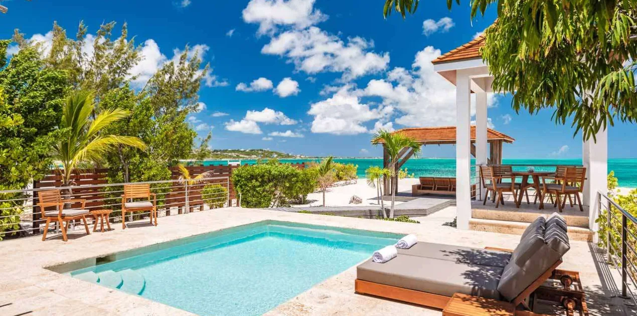 vacation rental photo Turks and Caicos PL BSK Villa Beach Shack BSKpol02 desktop