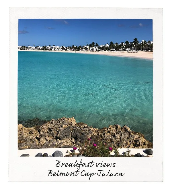 Breakfast views at Belmont Cap Jaluca in Anguilla
